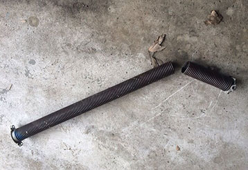 Broken Garage Door Spring Replacement Near Me, Waltham